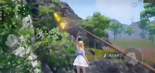 跟平精英绿洲世界飞星瀑布的挑战通关攻略